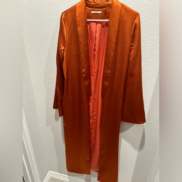 Revolve | Tularosa | Kimono| Flare Cuff Trench Coat | Burnt Orange | Medium - Picture 1 of 4